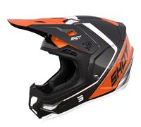 Shot Core Fast Casco de motocross, negro-naranja, tamaño M para Hombres