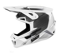 §Casco de Cross Shot Lite Challenger Negro-Blanco Perlado§