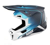 SHOT Cascos Lite Challenger Blue Matt 2XL