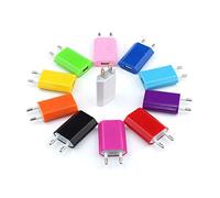 Shot Case Adaptador USB Enchufe Pared para iPhone 8 Sector 1 Puerto Corriente AC Cargador Blanco