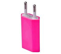 Shot Case Adaptador USB Enchufe Pared para iPhone 8 Sector 1 Puerto Corriente AC Cargador Rosa
