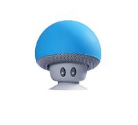 Altavoz con Forma de Seta Bluetooth para Huawei P30 Smartphone con Ventosa, Altavoz Micro Mini (Azul)