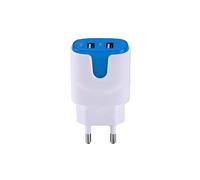 Shot Case Cargador Adaptador USB para Samsung Galaxy A5 Smartphone/Tablet, Color Blanco/Azul