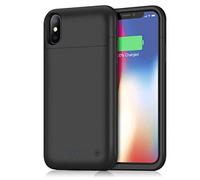 Shot Case Estuches de batería Emergencia 5200 Mah para iPhone XS Blanco