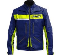 Shot Contact Assault 2.0 Chaqueta de motocross, azul-amarillo, tamaño S para Hombres