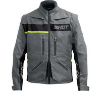 Shot Contact Assault 2.0 Chaqueta de motocross, gris-amarillo, tamaño XL para Hombres