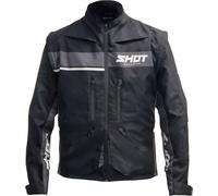 Shot Contact Assault 2.0 Chaqueta de motocross, negro-blanco, tamaño M para Hombres