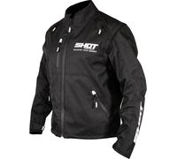 Shot Contact Assault Chaqueta Motocross, negro-blanco, tamaño S para Hombres