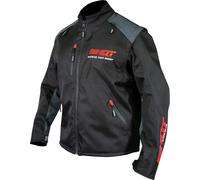 Shot Contact Assault Chaqueta Motocross, negro-rojo, tamaño 2XL para Hombres