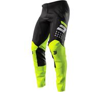 Shot Contact Camo 2.0 Pantalones de motocross, negro-amarillo, tamaño 28 para Hombres