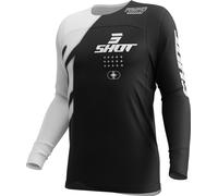 Shot Contact Myst Maillot de motocross, negro, tamaño 2XL para Hombres