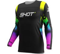 Shot Contact Nitro Maillot de motocross para niños, multicolor, tamaño 12 - 14 13 - 14 12/14 12 años 13 años