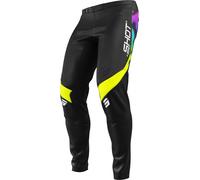 Shot Contact Nitro Pantalones de motocross, negro-amarillo, tamaño 30 para Hombres