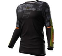 Shot Contact Patrol Maillot de motocross, negro-naranja, tamaño XS para Hombres