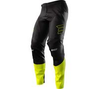 Shot Contact Patrol Pantalones de motocross, negro-amarillo, tamaño 34 para Hombres