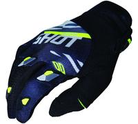 Shot Contact Score Motocross guantes, negro/gris/amarillo, Talla 13
