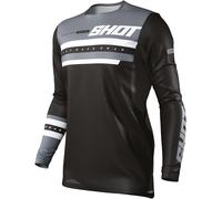 Shot Contact Shining Motocross Jersey, negro, tamaño S para Hombres