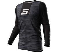 Shot Contact Skill Maillot de motocross, negro/gris oscuro, Talla XL