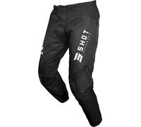 Shot Contact Zip 2.0 Pantalones de Motocross, negro, tamaño 30 para Hombres