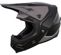 Shot Core Comp Casco de motocross, negro mate/gris, Talla M (57/58)