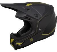Shot Core Comp Casco de motocross, negro-oro, tamaño 2XL para Hombres