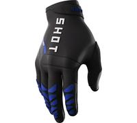 Shot Core Guantes de motocross, negro-azul, tamaño 3XL