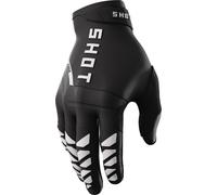 Shot Core Guantes de motocross, negro-blanco, tamaño 2XL para Hombres