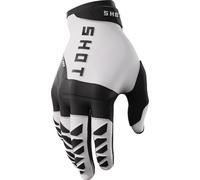 Shot Core Guantes de motocross, negro-blanco, tamaño 4XL para Hombres