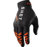 Shot Core Guantes de motocross, negro-naranja, tamaño XL para Hombres