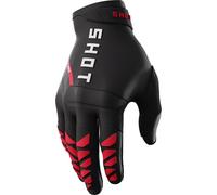 Shot Core Guantes de motocross, negro-rojo, tamaño M L para Hombres