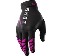 Shot Core Guantes de motocross, negro-rosa, tamaño XL