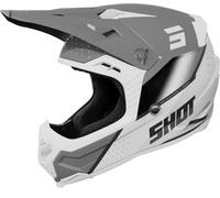 Shot Core Honor Casco de motocross, blanco/gris, Talla XL (61/62)