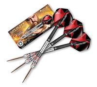 Shot! Darts Michael Smith Bully Boy Achieve Matchdart 90% Tungsteno Steeltip Darts Steeldart - Juego de Dardos de tungsteno cañas y Plumas, Fabricados en Nueva Zelanda (21 Gramos)