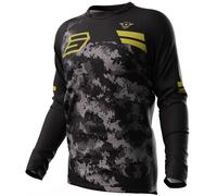 Shot Devo Army Maillot de Motocross, negro-oro, tamaño XS para Hombres