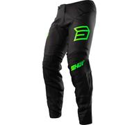 Shot Devo Army Pantalones de motocross, negro-verde, tamaño 26 para Hombres