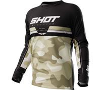 Shot Devo Battle Maillot de motocross, beige, tamaño L para Hombres