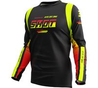 Shot Devo Block Maillot de motocross, amarillo, Talla XL