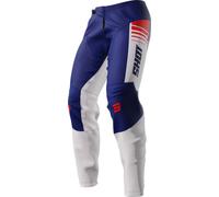 Shot Devo Peak Pantalones de motocross, negro-blanco-verde, tamaño 38 para Hombres