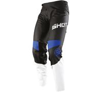 Shot Devo Slam Pantalones de Motocross para niños, negro-azul, tamaño 10/11