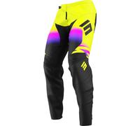 Shot Devo X-Trem Pantalones de motocross, negro-amarillo, tamaño 36 para Hombres