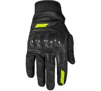 Shot Divers Stunter Race Guantes de Motocross, Amarillo neón, Talla 8