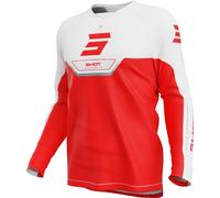 Shot Draw Daytona Maillot de motocross juvenil, rojo, tamaño 10 - 11