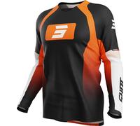 Shot Draw Instinct Maillot de motocross, negro/naranja, Talla M