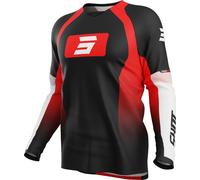 Shot Draw Instinct Maillot de motocross, negro-rojo, tamaño 3XL para Hombres