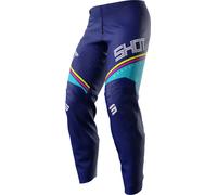 Shot Draw Kid Indy Pantalones de motocross, azul, tamaño 42
