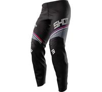 Shot Draw Kid Indy Pantalones de motocross, negro, tamaño 42