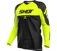 Shot Draw Private Maillot de motocross, amarillo, tamaño S para Hombres