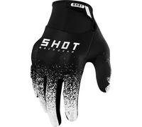 Shot Drift Edge Guantes de Motocross, negro-blanco, tamaño 2XL para Hombres