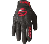 Shot Drift Spider Guantes de Motocross, negro-rojo, tamaño M L para Hombres