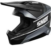 Shot Furious Dust Mips Casco de motocross, negro, tamaño L para Hombres